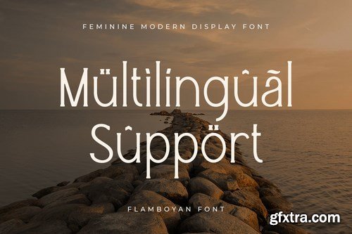 Flamboyan - Feminine Modern Display Font