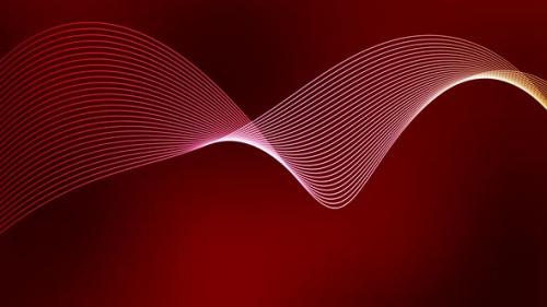 Videohive - New Gradient Line Wave Animated - 38428949 - 38428949