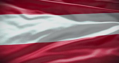 Videohive - Austria waving flag 4K loop - 38444312 - 38444312