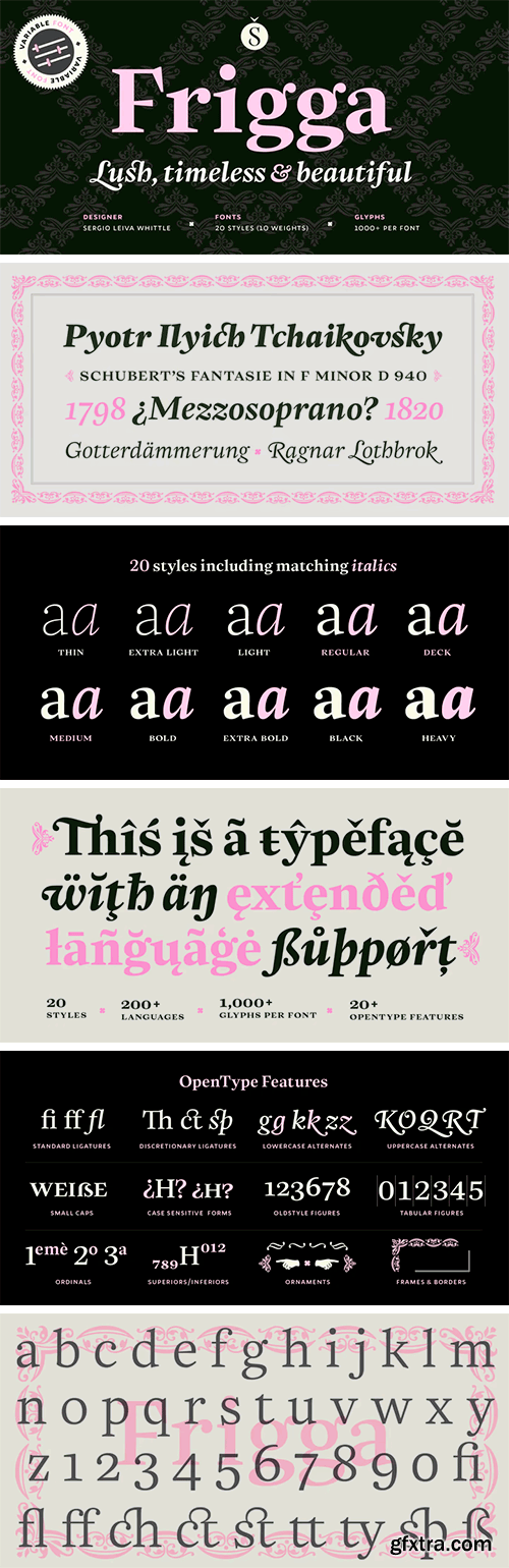 Frigga Font Family