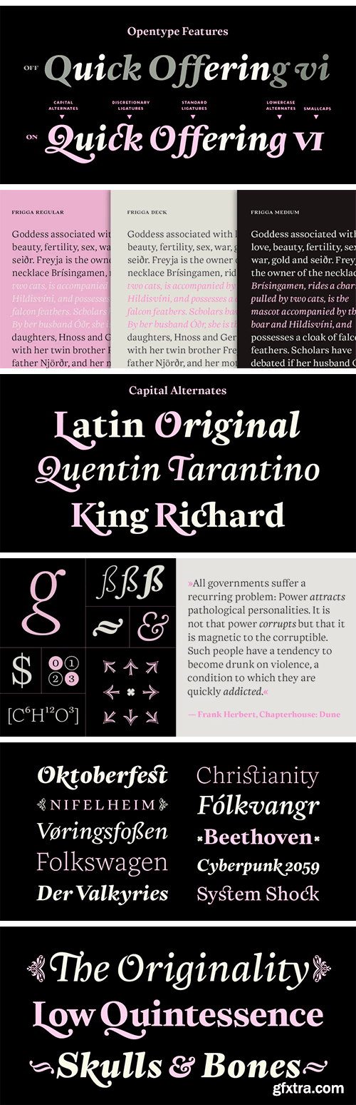 Frigga Font Family