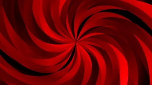 Videohive - Red Color Background Twirl Flower Pattern Animation - 38448948 - 38448948