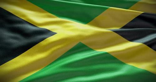 Videohive - Jamaica waving flag loop - 38450845 - 38450845