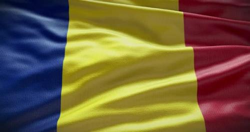 Videohive - Romania waving flag loop - 38451578 - 38451578