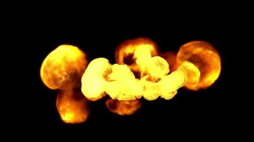 Videohive - Fire Explosions - 38379737 - 38379737