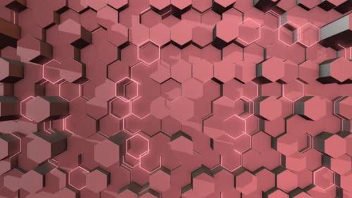 Videohive - Pink Hexagon - 38401472 - 38401472