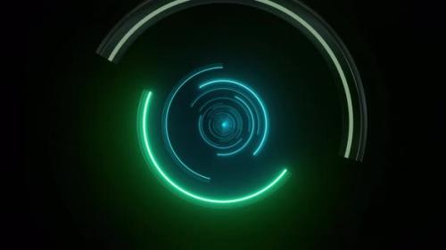 Videohive - 4k Colorful Brisk Radial Tunnel - 38453741 - 38453741