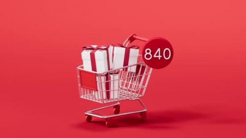 Videohive - Shopping cart with number count - 38458264 - 38458264