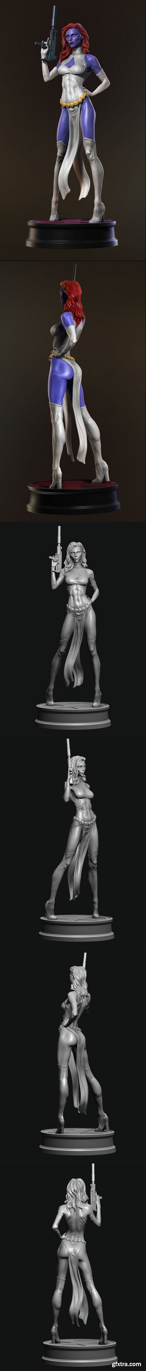 Mystique 3D Print Model