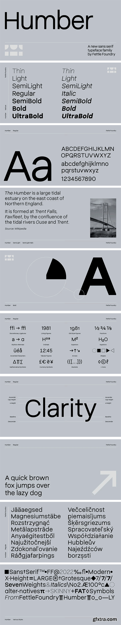 Humber Font Family