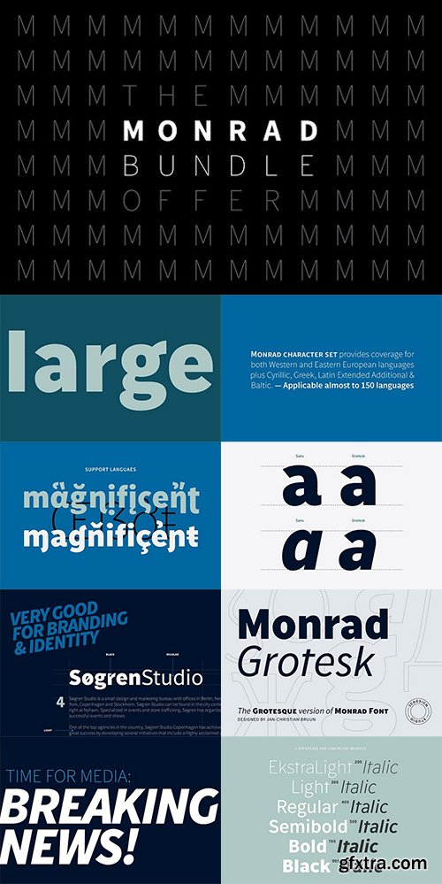 Monrad Bundle Offer - Sans + Grotesk