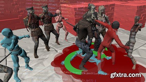 Zombie Escape: A Point & Click 3D Game using Unity\'s NavMesh