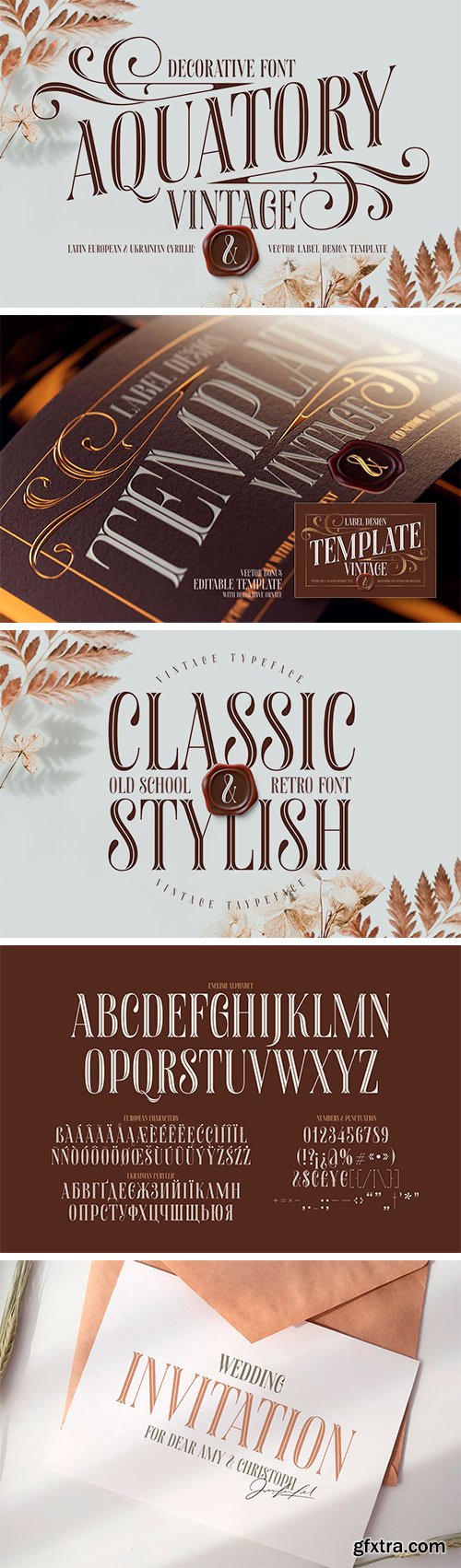 Aquatory Vintage Font