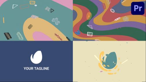 Videohive - Colorful Wave Logo Reveals And Transitions for Premiere Pro - 38429028 - 38429028