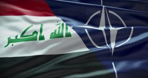 Videohive - Iraq and NATO flag waving loop - 38455202 - 38455202