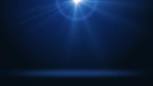 Videohive - Bright star on a blue background - 38456446 - 38456446