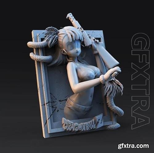 3D STL Frame 13 Dragon Ball