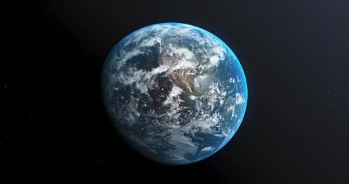 Videohive - Rotation of the Earth globe in space - 38491462 - 38491462