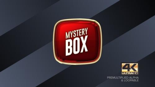 Videohive - Mystery Box Rotating Sign 4K - 38458964 - 38458964