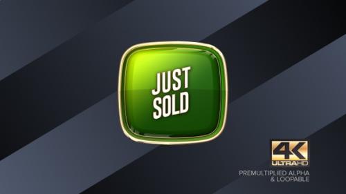 Videohive - Just Sold Rotating Sign 4K - 38458966 - 38458966