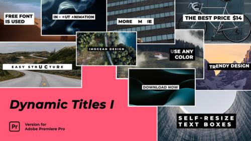 Videohive - Dynamic Titles I - 38473144 - 38473144