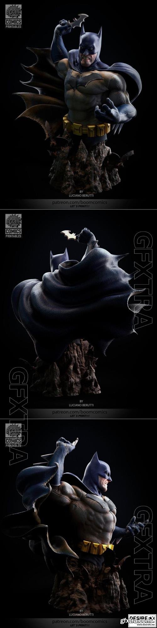 Batman Bust 3D STL 