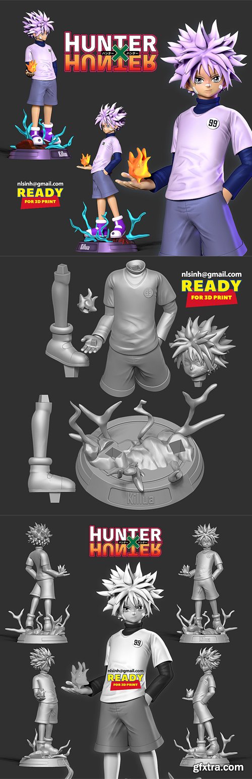 CubeBrush - Killua Zoldyck - Hunter x Hunter Fanart