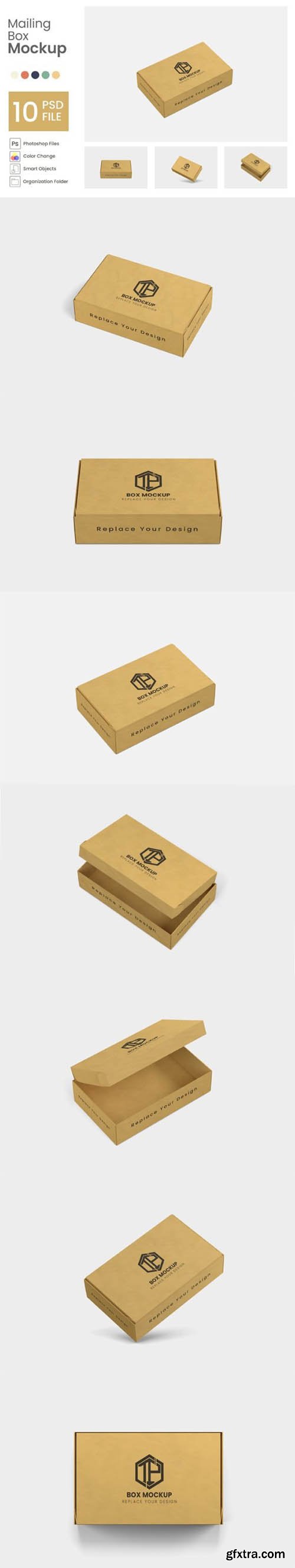 Mailing Box Mockup