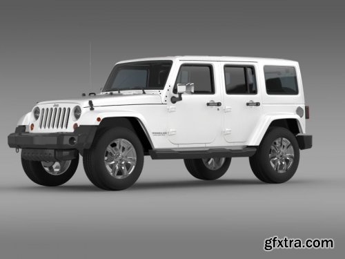 Cgtrader - Jeep Wrangler Unlimited Indian Summer 2014