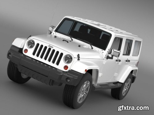 Cgtrader - Jeep Wrangler Unlimited Indian Summer 2014