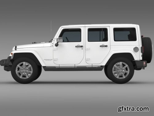 Cgtrader - Jeep Wrangler Unlimited Indian Summer 2014