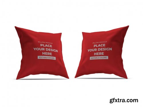 Pillow Cushion Mockup Template Set