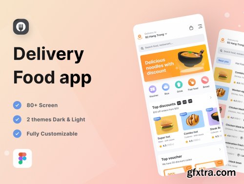 Yummy! - Delivery Food App : iOS Ui Kit