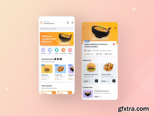 Yummy! - Delivery Food App : iOS Ui Kit