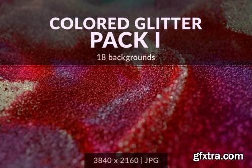 Colored Glitter Backgrounds Pack 1