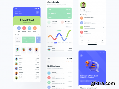 Quari Wallet App UI Kit