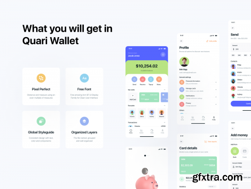 Quari Wallet App UI Kit