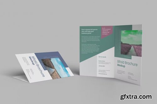 Multi-purpose Bifold Brochure Mockup