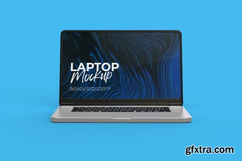 Laptop Screen Display Mockup 5 Views