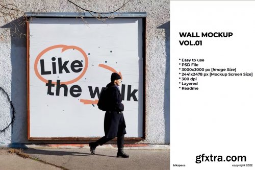 Wall Mockup Vol.01