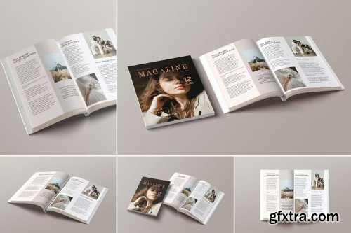 A4 Magazine Mockup