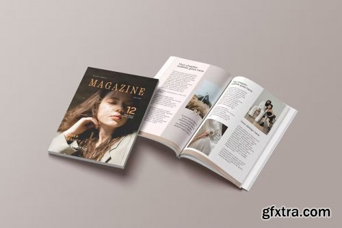 A4 Magazine Mockup