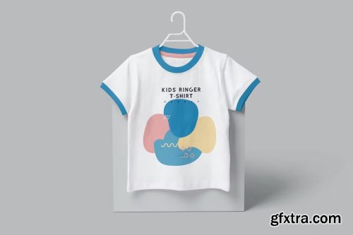 Kids Ringer Tshirt Mockups