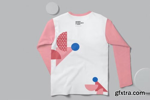 Girl Full Sleeve Crew Tee Mockups