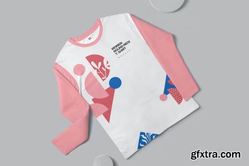 Girl Full Sleeve Crew Tee Mockups