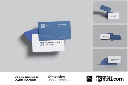 Clean Business Card Mockup