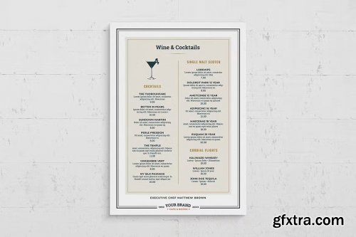 Elegant Menu Template