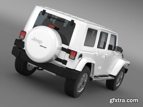 Cgtrader - Jeep Wrangler Unlimited ENVI