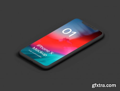 iPhone X Clay 20 Scenes Mockups