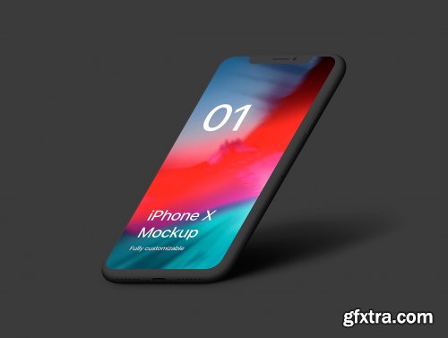 iPhone X Clay 20 Scenes Mockups